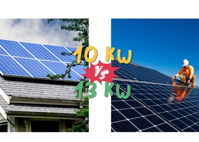 10KW vs 13KW solar system Ausgreen Solar Solutions